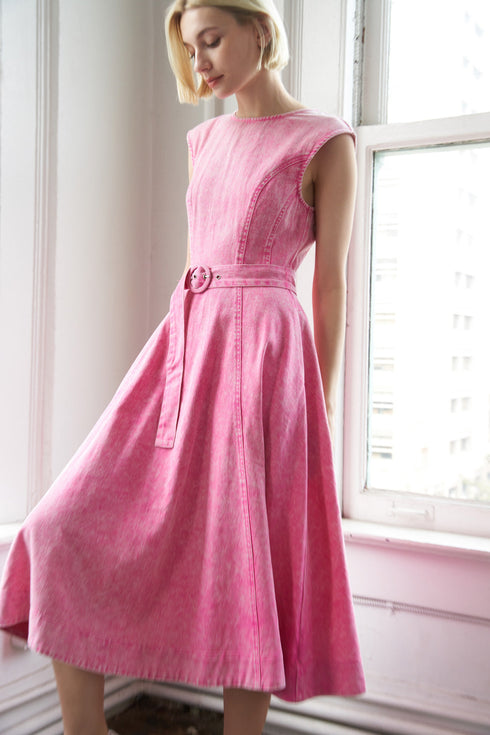 never-forget-twill-midi-dress Flying Tomato-Sophia's Style-3